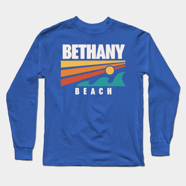 Bethany Beach Souvenir Bethany Beach Delware Long Sleeve T-Shirt by PodDesignShop